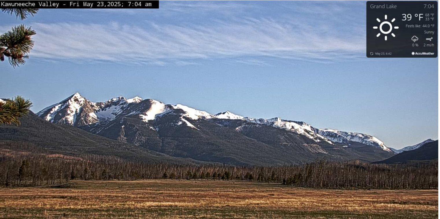 Kawuneeche Valley Web Cam - May 12