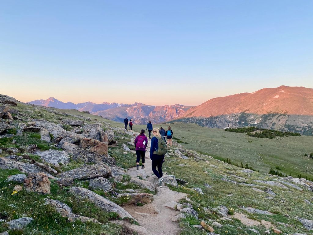 Image of hikers in Rocky Mountain National Park